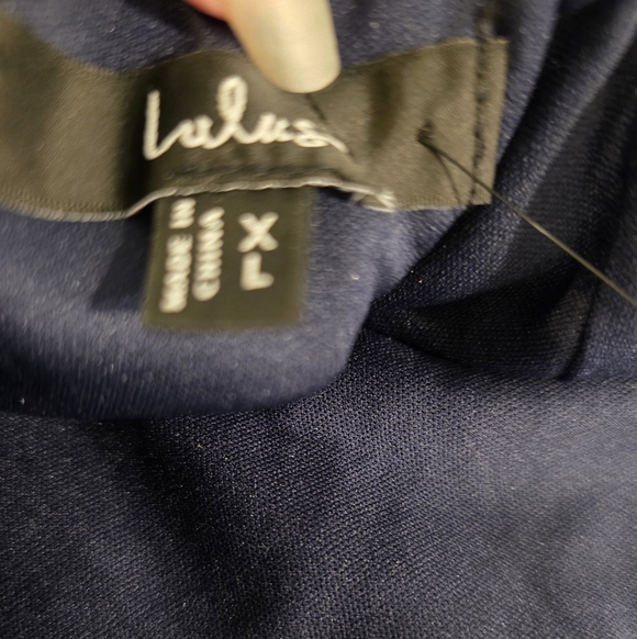 Lulus Radiant Charisma Navy Chiffon Ruched Tie-Strap Maxi Dress - Picture 8 of 11